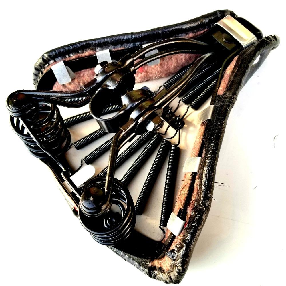 28 Husă de șa de bicicletă vintage, husă de șa de bicicletă, husă de șa, șa moale cu arc elastic/lată