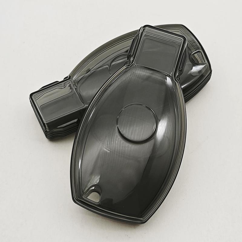 1PC Black Transparent TPU Remote Car Key Case Cover For Mercedes Benz A B C E Class GLA GLK GLC CLA AMG W204 W205 W212 W463 W176 BE1