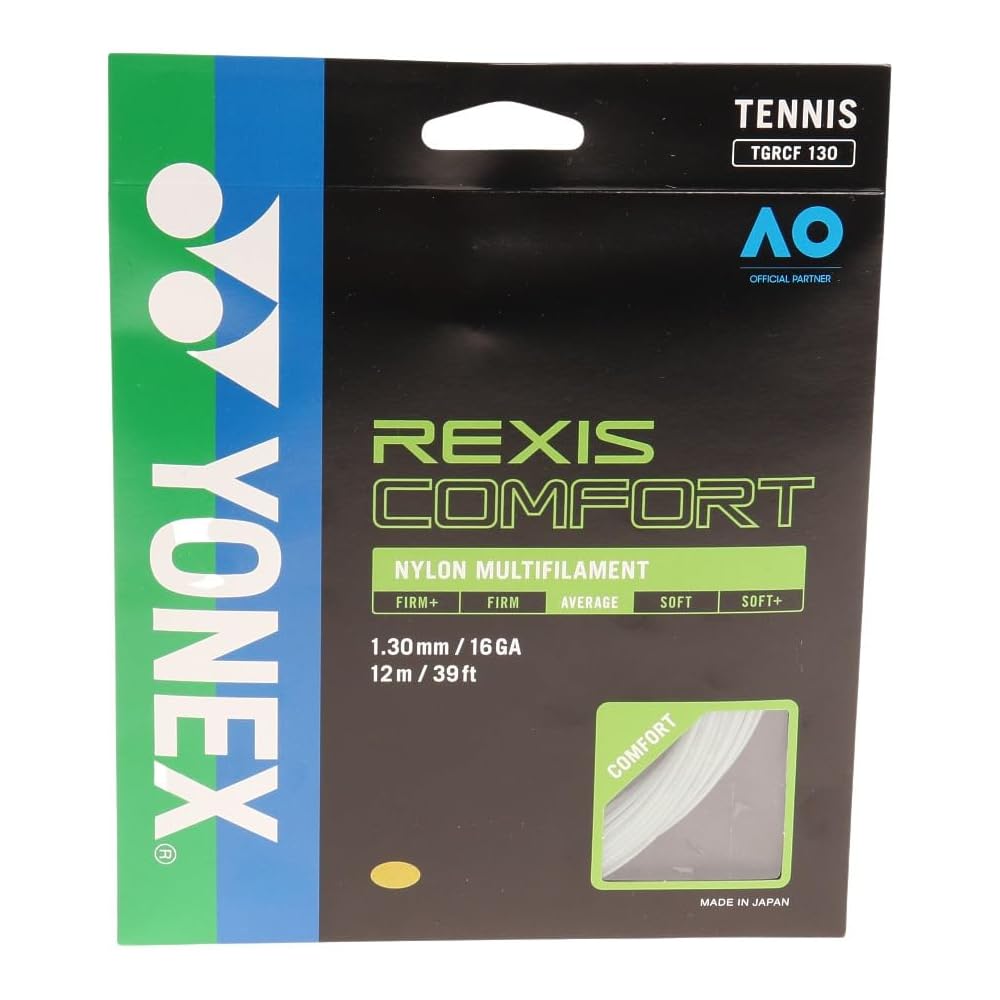 YONEX Lexis Comfort 130 Tennis String Cool White 12m 130g