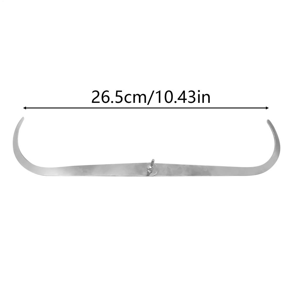 Universal Metal Measuring Ruler For Internal And External Use Stainless Steel Clay Pottery Inside Outside CaliperMeasuring Tool