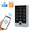 Tuya APP WiFi IP68 Impermeable Teclado Pantalla Táctil Huella Dactilar Rfid Lector de Control de Acceso Lector Biométrico de Huella Dactilar