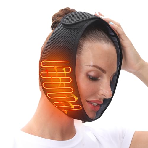 

Electric Chin Pad Heater, Chin Heater, 30-Second Fast Heat, Teeth Grinding/Jaw Pain Relief, Office Use, Adjustable, Far Infrared Function
