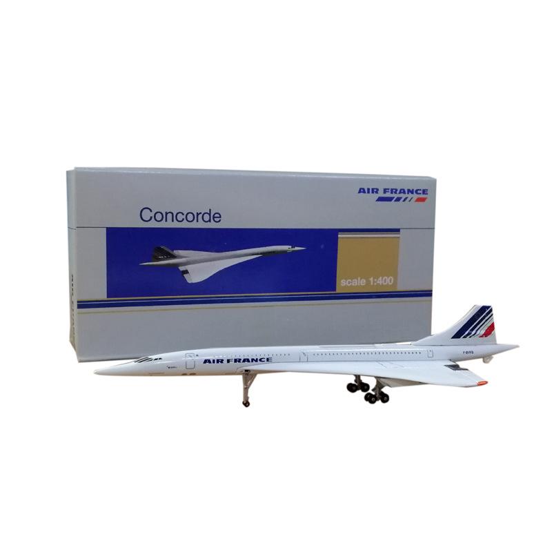 1:200 Scale Air France-British Airways Concorde Alloy Model - Civil Aviation Collectible Gift