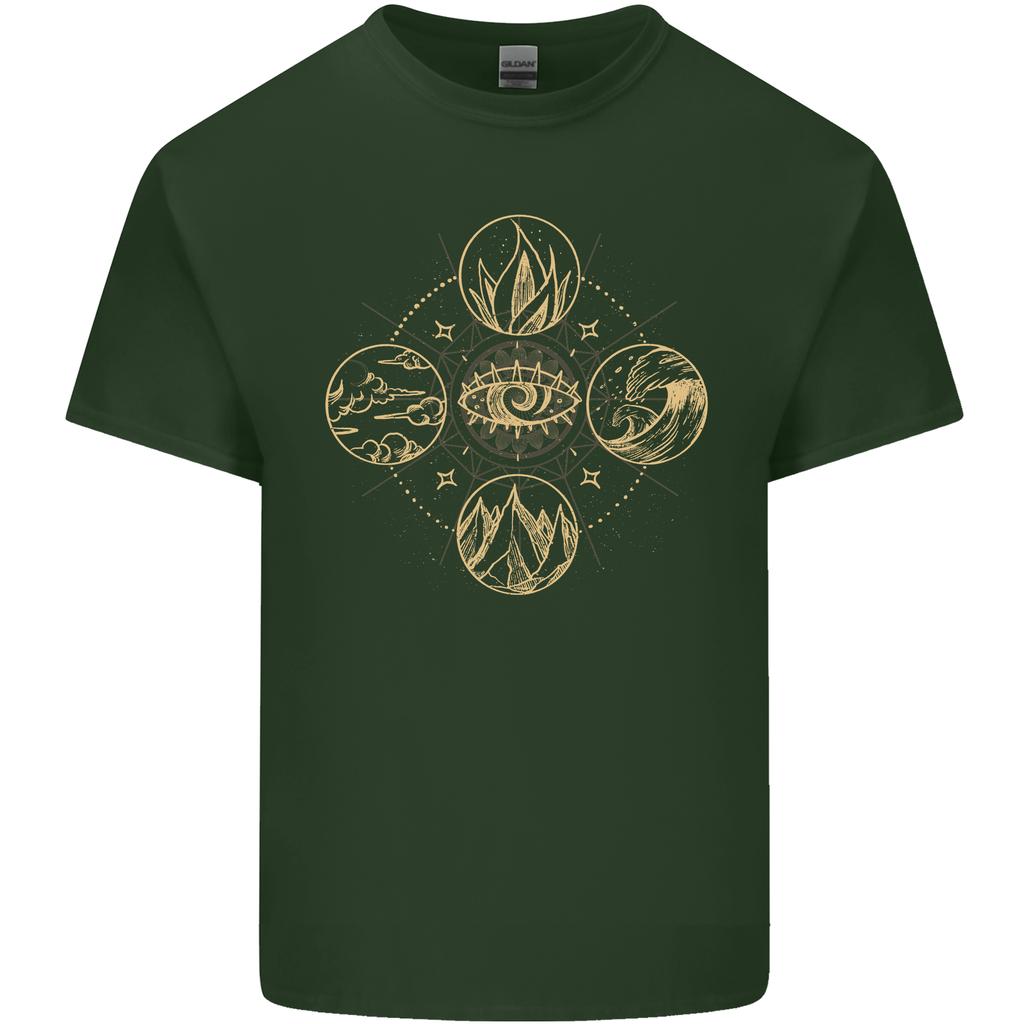 Celestial EleUnisexts Astrology Star Sign Unisexs Light Cotton TShirt