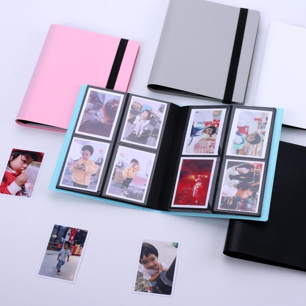 Macaron 3-inch with 160 Card Slots for Vertical Placement of Polaroid Small Cards, Photos, Star Chasing Collections, Business Card Storage