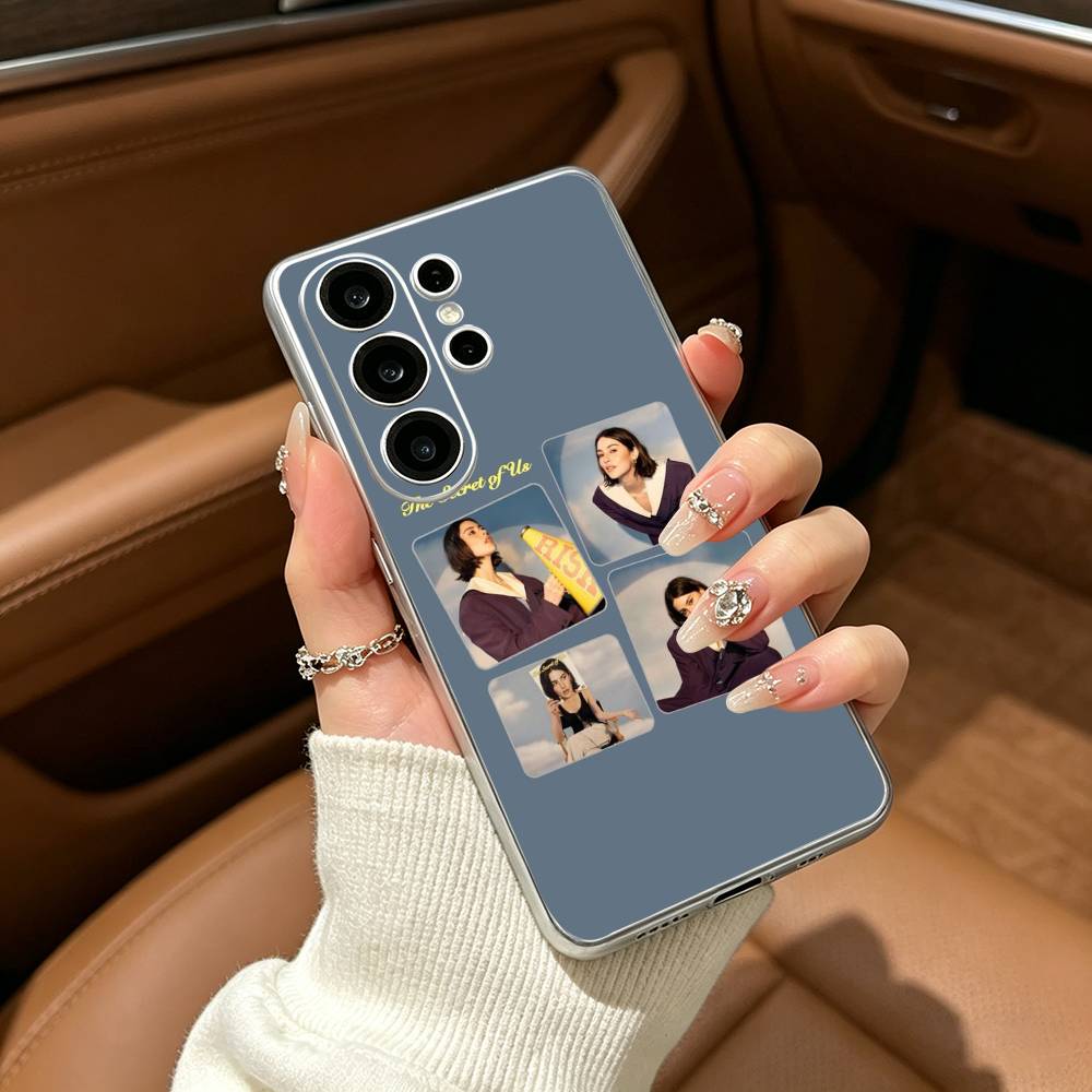 Pop-Sängerin-Gracie-A-Abrams Klare Handyhülle für Samsung S25, S24, S21, S22, S23, S30, Ultra, S20, Plus, FE, Lite