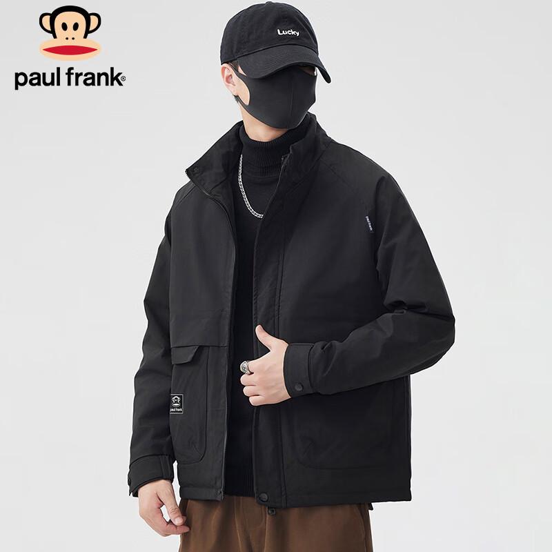 Paul Frank Men's Stand Collar Workwear Jacket