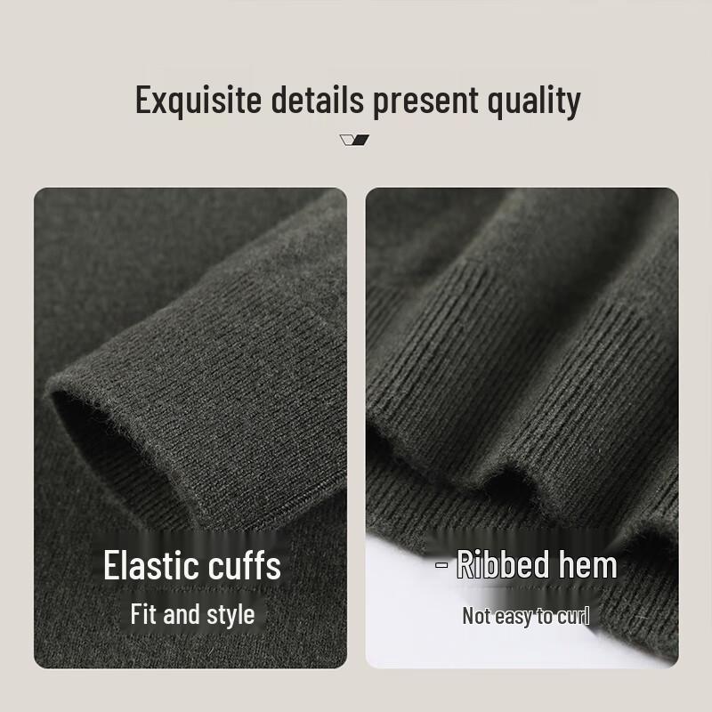 Antonio Men's Cashmere Blend Round Neck Sweater