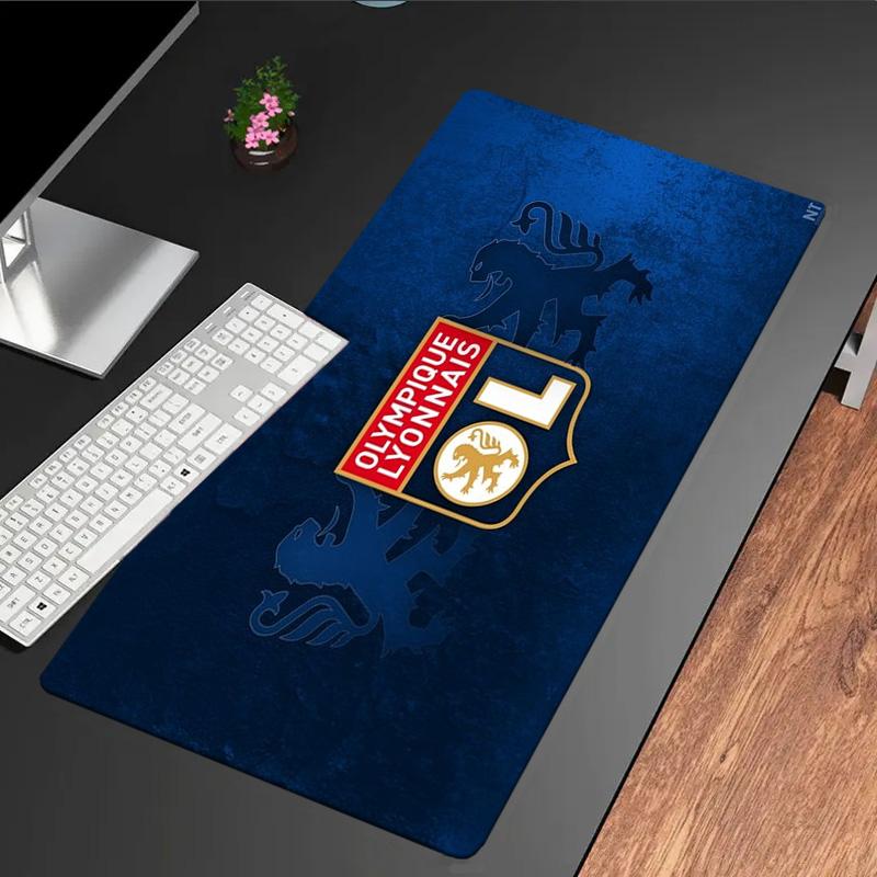 Olympique Lyonnais Football Crest Mouse pad Mouse pad, Gaming Mouse Pad, keyboard pad, Desk Decor for computer notebook Fan Gift Birthday Gift