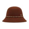 Helen Kaminski HAT51844 DC Helene Pălărie Cloche Tip Găleată Maro Închis