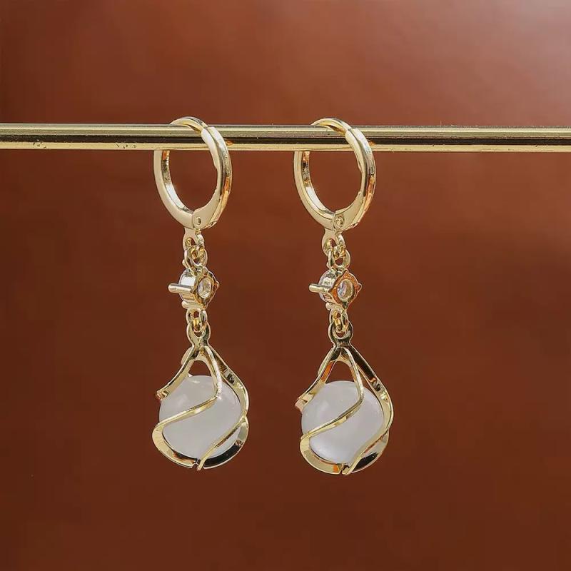 

Корейские женские висячие серьги, подвески, серьги-подвески для женщин, висячие серьги с имитацией жемчуга для девочек