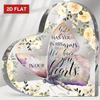 2D Flat Sympathy Gift for Loss of a Loved One, Memorial Keepsake Gifts, In Memory of a Loved One Sign, Grief And Bereavement Remembrance Butterfly Pla