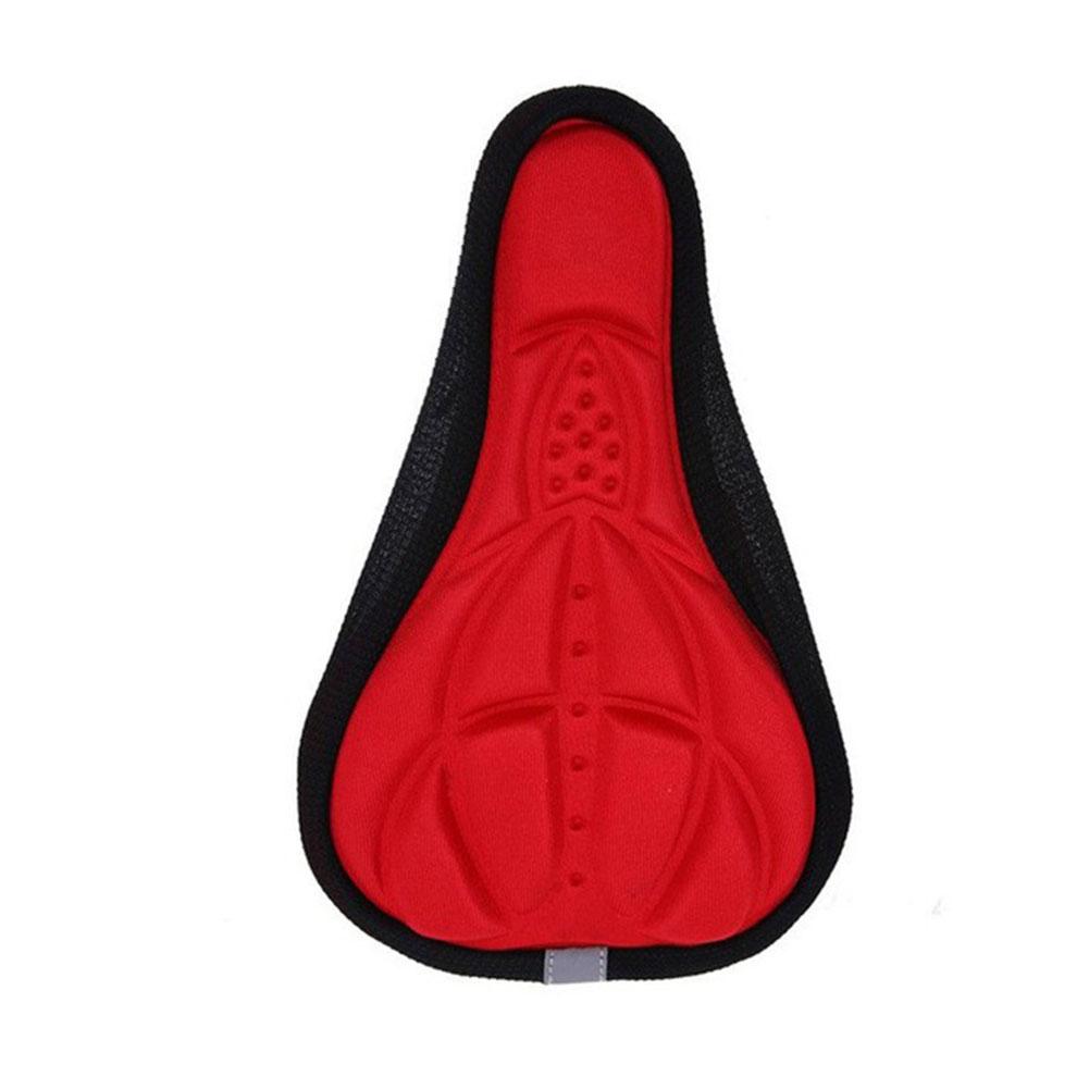 Bike Seat Cover Bicycle Silicone 3D Gel Saddle Pad Padded Soft Cushion Comfort EVA Anti Friction Seat Saddle Covers Cycling Part