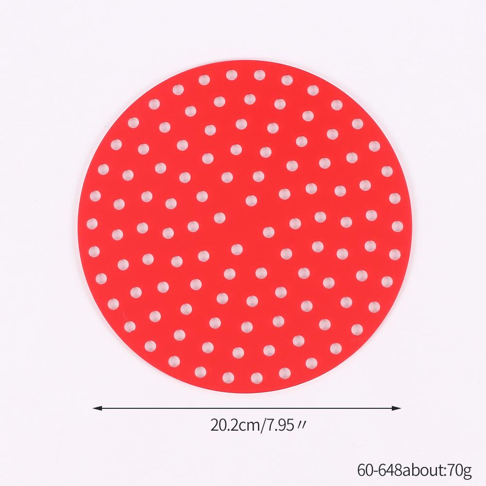 Heißluftfritteuse Silikon Einlage Matte Wiederverwendbar Antihaft Backmatte Rund Quadratisch Küchen Heißluftfritteuse Zubehör