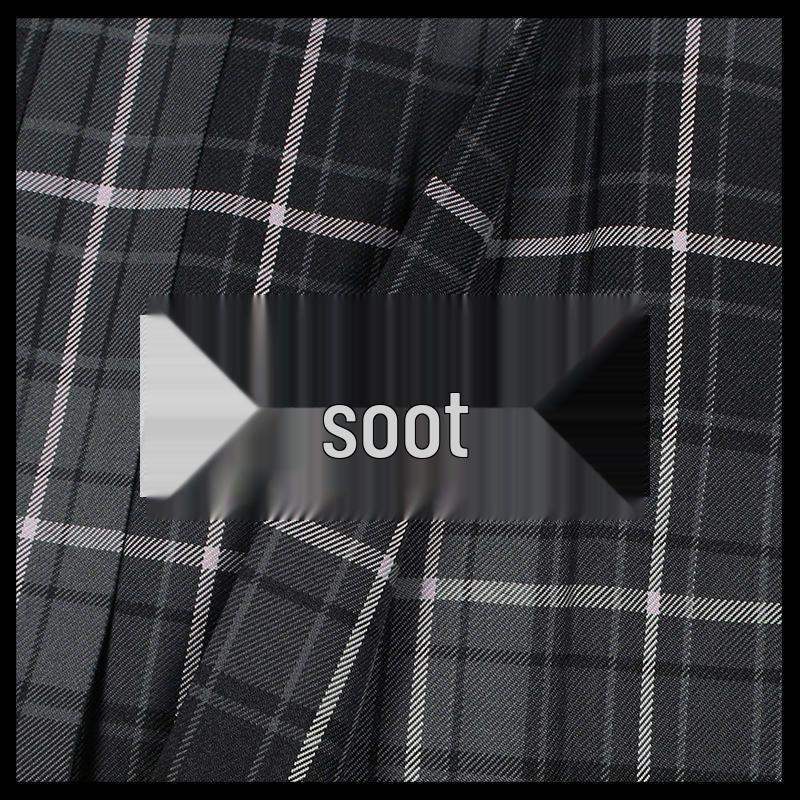 Slimming White Hot Girl Shirt & Plaid School Skirt Set: Genuine Student Style with Pure, Desired Aesthetics