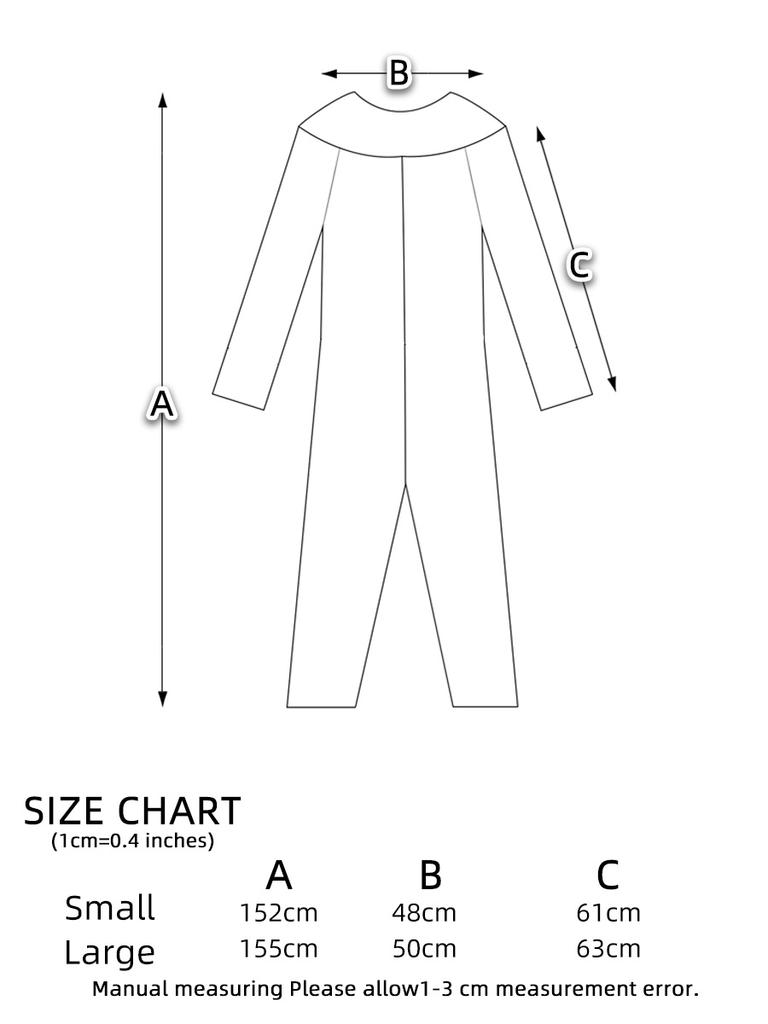 Adult Rainbow Clown Jumpsuit Featuring A Bright Colorful Pattern Funny Clown Costume Set for Height 165-185cm