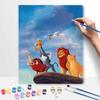 Disney The Lion King Oil Paint by Numbers Painting Kit Hand Painted Home Decor Gift