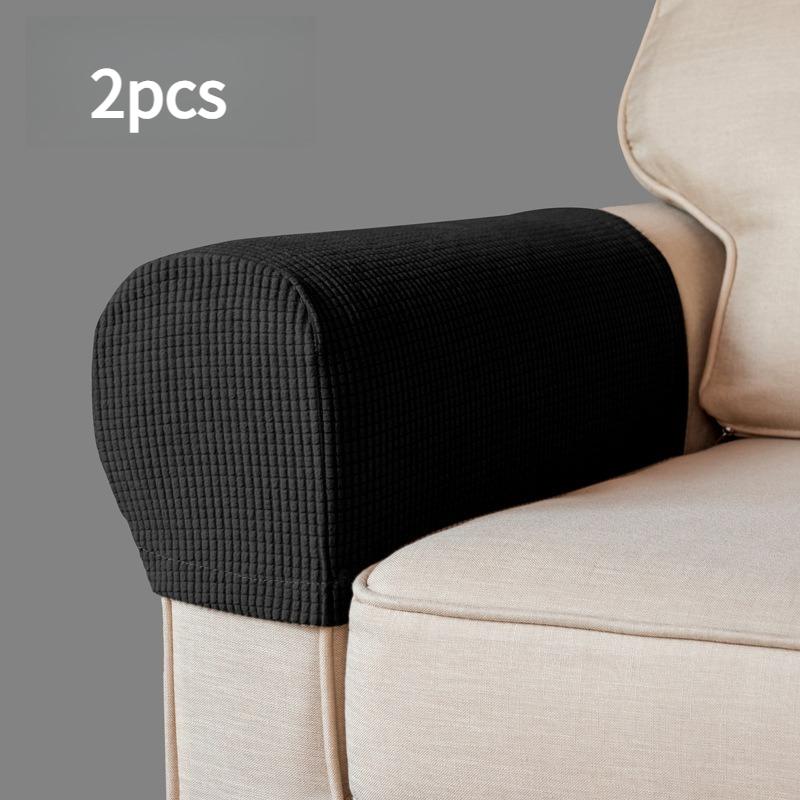 

Elastic Sofa Armrest Cover with Simple Solid Color Design Suitable for Corduroy/fabric/leather Universal Sofa Armrests Anti Dirt Anti Wear Covers length 45-53cm between