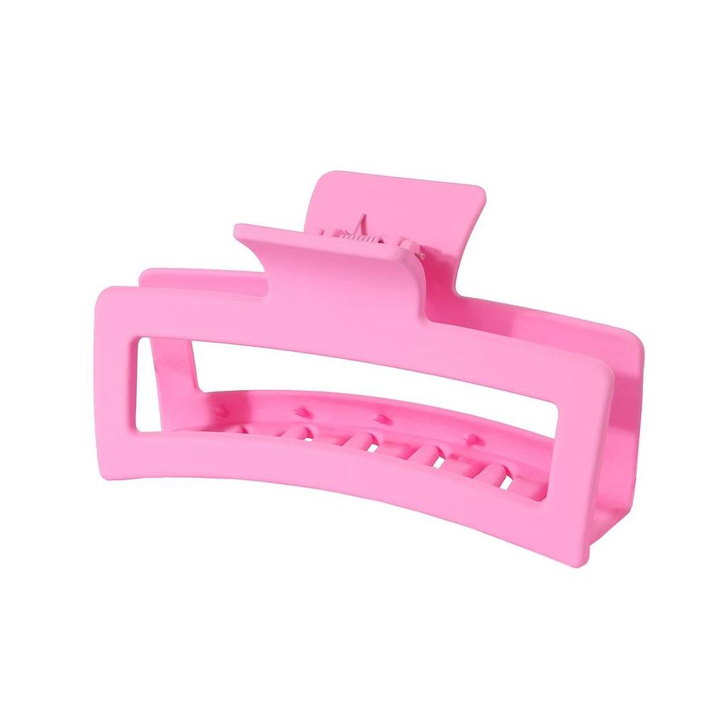 8.5CM x 10.5CM Rectangular Matte PS Hair Clip - Simple Shark Hair Accessory