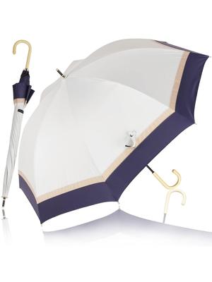KIZAWA UV Light Long Completely Parasol and Rain 5th Grade Water For Both Sunny and Rainy Heat Day Rib 55cm Color Off X Parasol, Protection, 100%