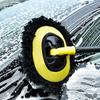 Car Cleaning Brush with Elbow Design, Retractable Handle Cleaning Brush, Bending Car Cleaning Tool for Cars RV Trucks