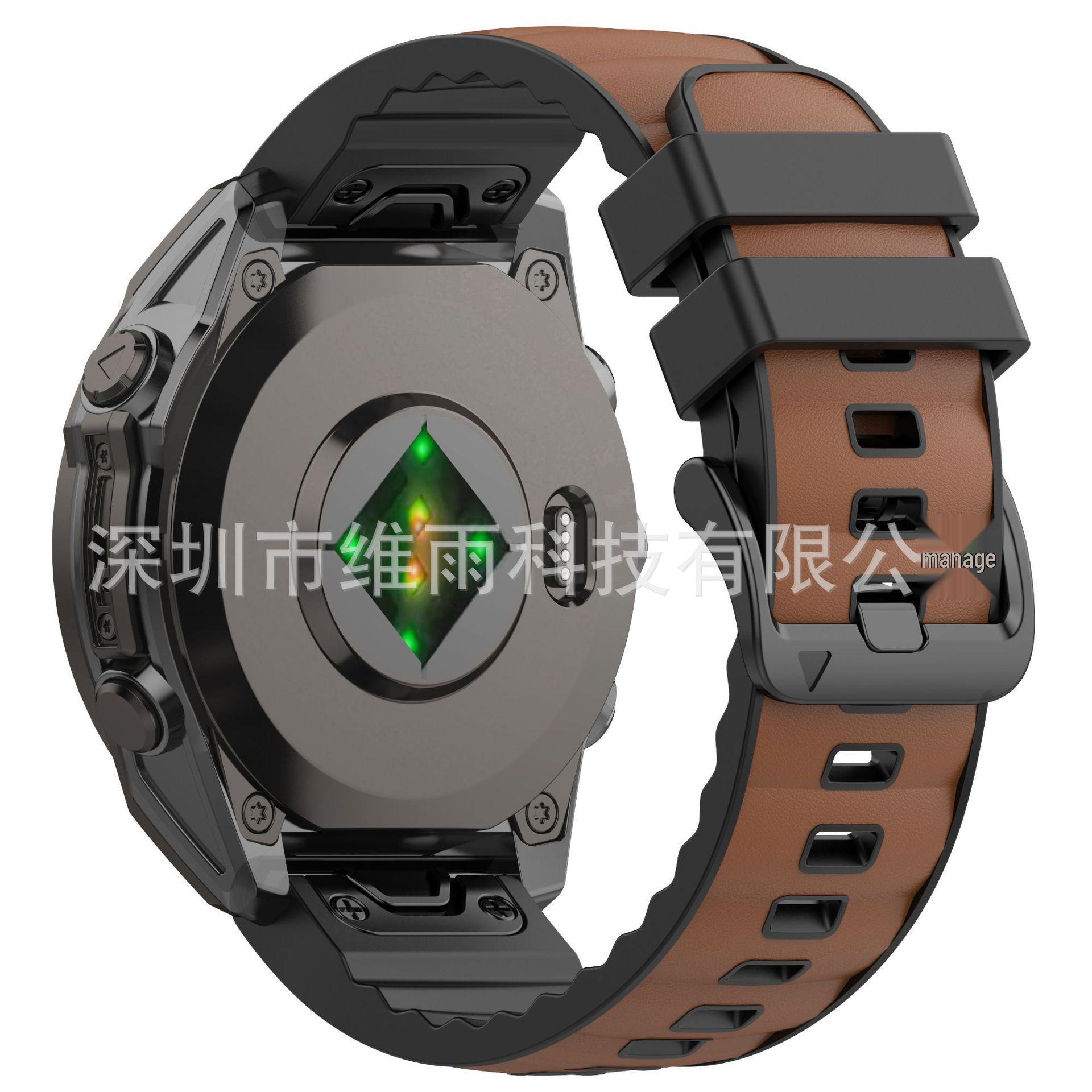 

22mm/26mm Quick Release Nylon or Silicone Strap for Garmin fenix8 PRO Watch 26mm