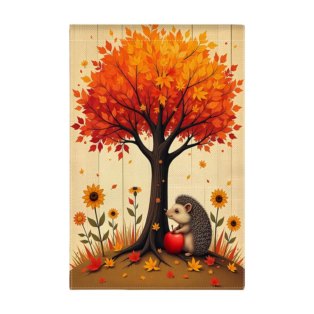 Durable Thanksgiving Fall Garden Flag Outdoor Yard Decoration Thanksgiving Banners for Autumn Party Home Decor