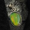 Natural Opal Pendant 21 ct Oval Gems 925 Sterling Silver October Birthstone for Gem Collections