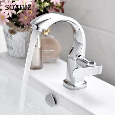 Chrome Faucet Lavatory Faucet Single Lever Sink Taps