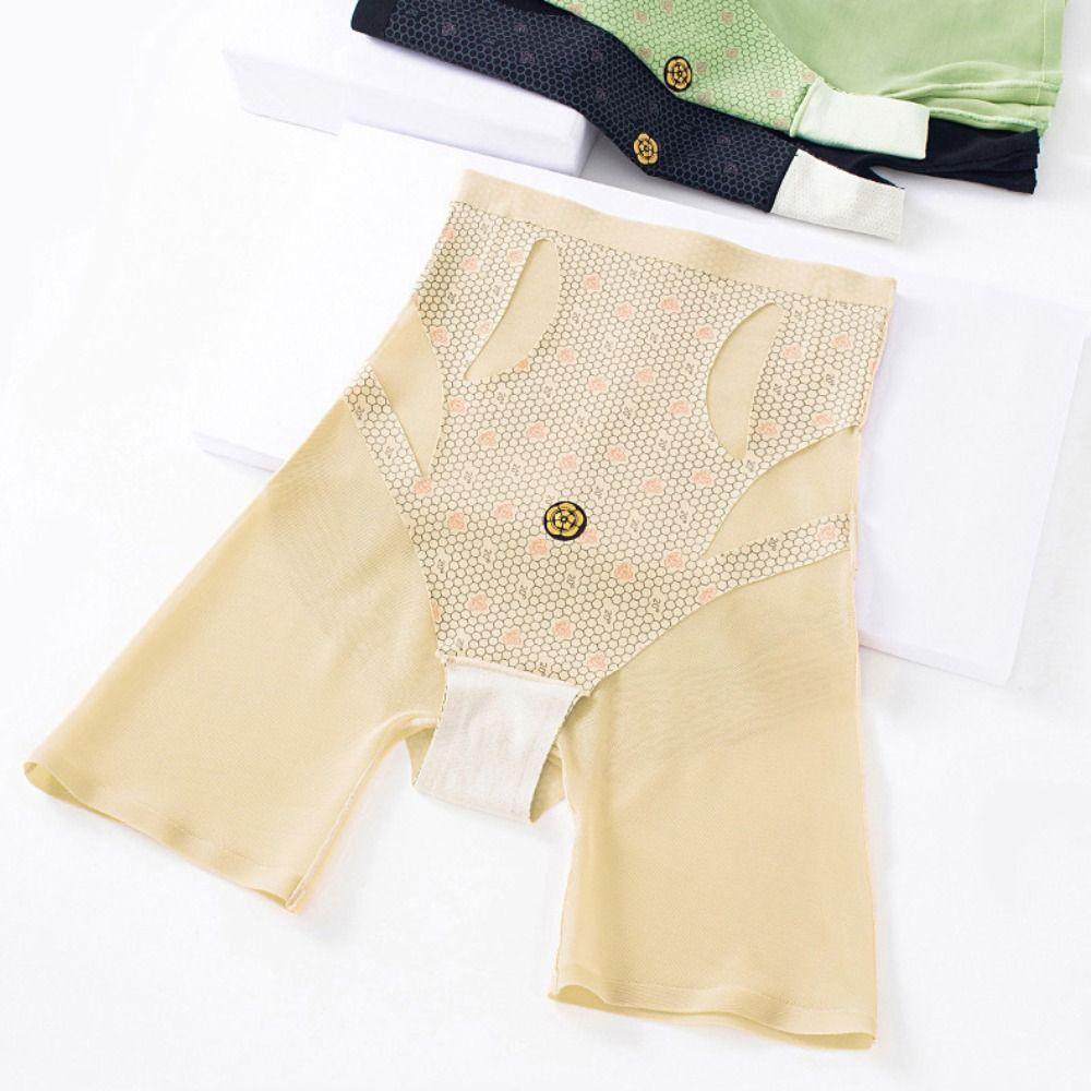 

High Waist Slimming Shapewear Mesh Transparent Butt Lifting Briefs Body Shaping Underpants Women XL чорний