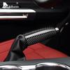Real Hard Carbon Fiber Sticker for Ford Mustang GT 2015 2016 2017 2018 2019 2020 2021 2022 Accessories Car Handbrake Cover Trim