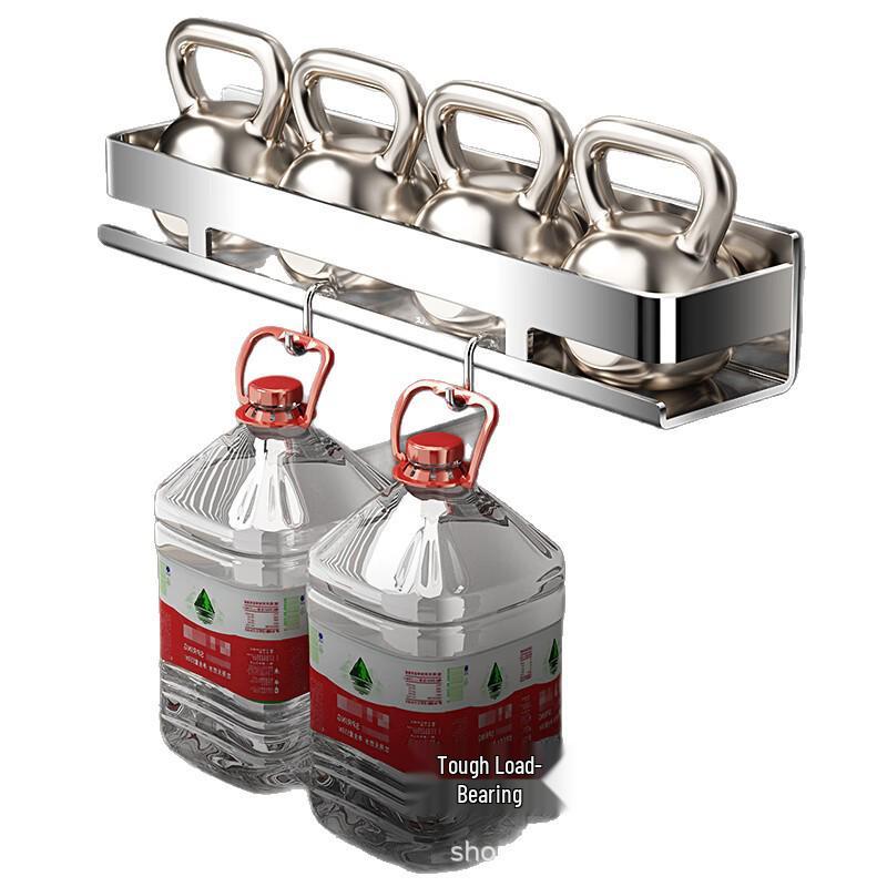 Removable Wall-Mounted 304 Stainless Steel Bathroom Shelf 20cm Shelf