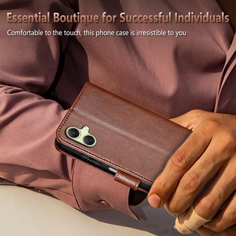 AZNS For Samsung Galaxy A06 4G Case Anti-Scratch PU Leather Stand Wallet Phone Cover