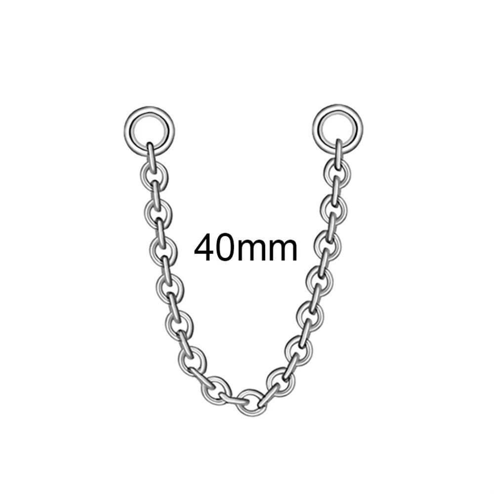 

Three Layer Chain Labret Chain Double Chain Nostril Chain Piercing Ear Nose Jewelry 04-40mm