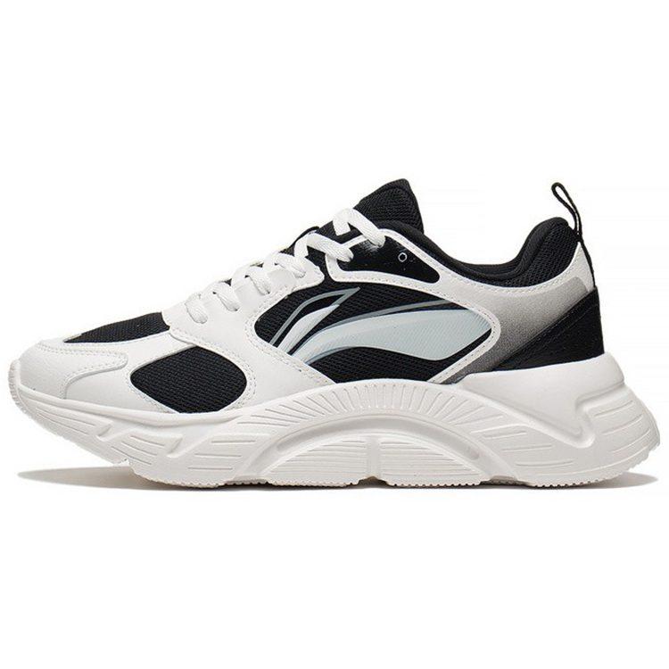 Li Ning Comfortable Textile, Synthetic Leather Cushioning Slip Resistant Abrasion Resistant Low top Running Shoes ARSS058-3