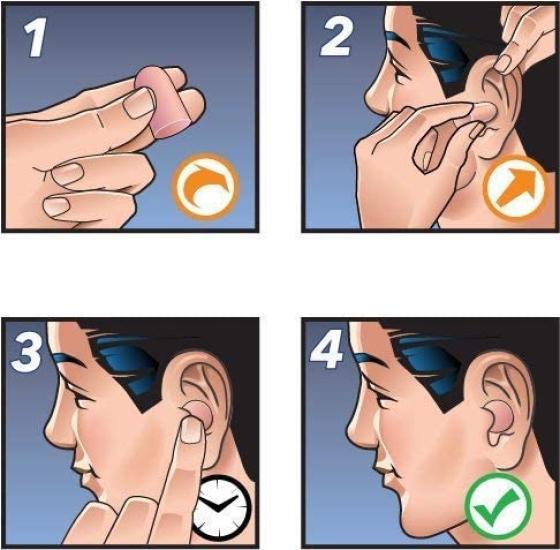 Hearos Ear Plugs Xtreme 14 Pairs of Earplugs Protection, Noise-isolating