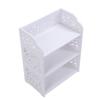 3 Tier Shoe Rack, Wooden White Shoe Rack, 15.7 X 9.1 X 20.1Inch White Shoe Rack for Entryway, Closet and Floor
