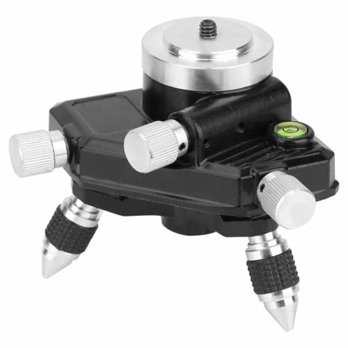 Laser Level Tripod, 360 Degree Standard Aluminum Alloy Tripod Stand Bracket with 1/4" Thread for Laser Levels