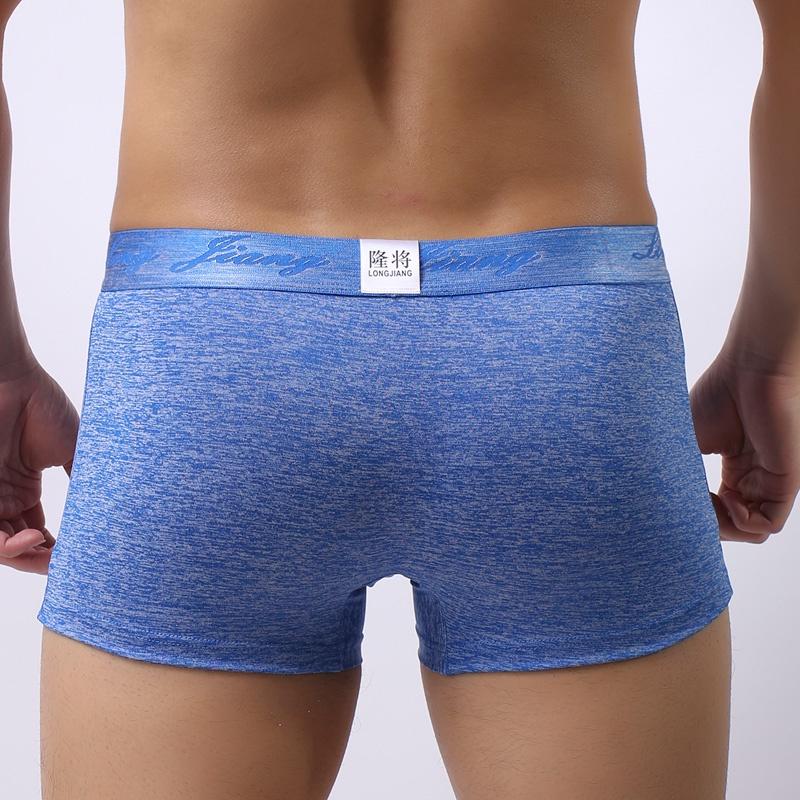 Cuecas Boxers Masculinas Premium Respiráveis Confortáveis Com Bolsa Luxuosa E Design de Boxer Elástico