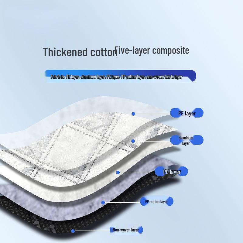 Magnetic Sunshade Half Car Cover - Front Windshield, Four-Season Use, Rainproof Visor