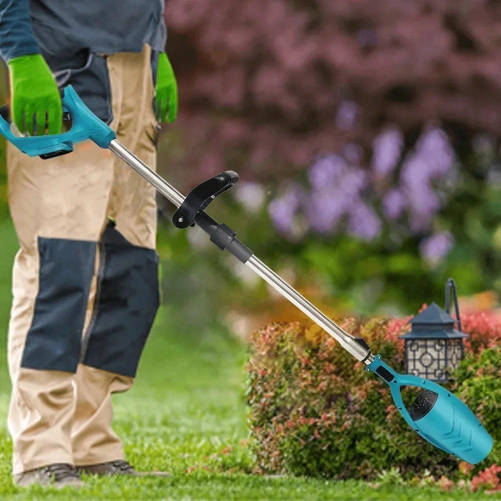 High Power Extended Air Blower Garden Cleaning Power Tool Foldable Pole Turbo Jet Fan Cordless Portable Leaf Blower