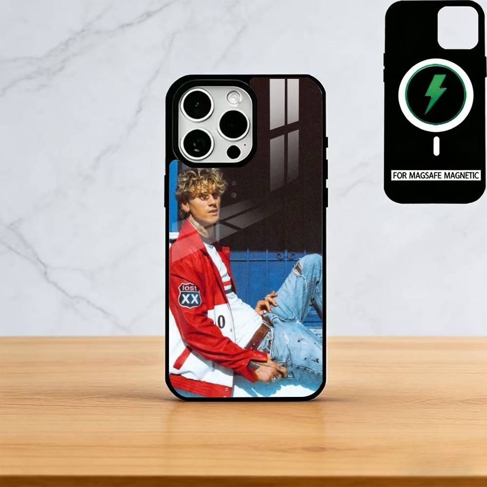 MGK LOST A-AMERICANA Phone Case For iPhone17,16,15,14,13,12,11 Plus,Pro Magnetic For Magsafe Wireless Charging