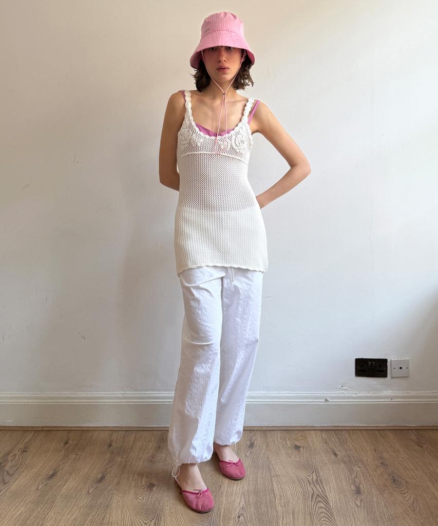 SINOON Stripe Bucket Hat (Pink)