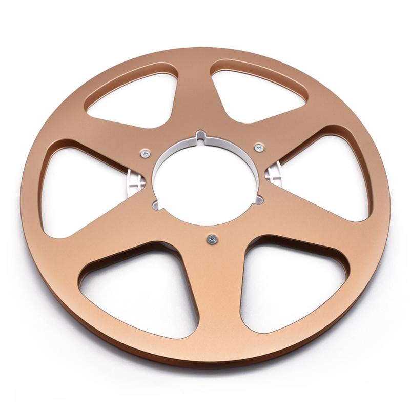 Lightweight Metal Reel 6 Hole Design 10.5Inch Empty Recording Tape Nab Hub Disk Aluminum Accessory