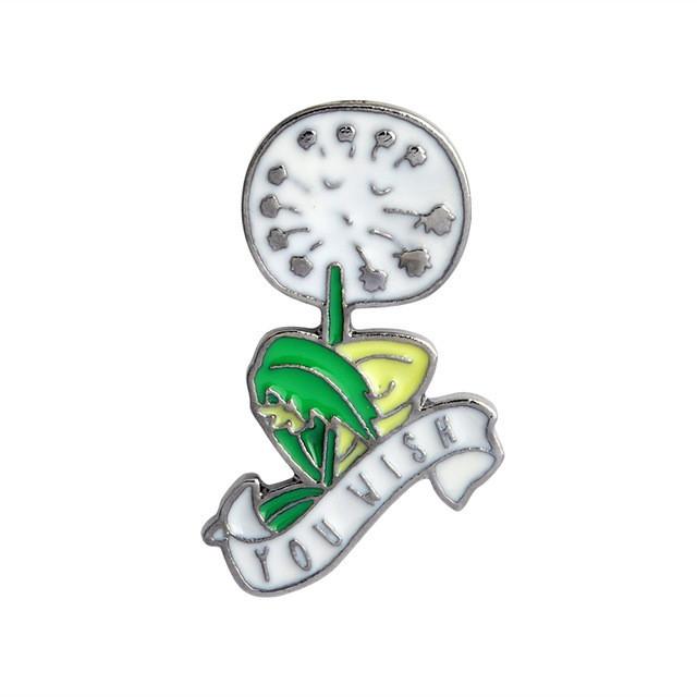 

Brooch Alloy Contemporary Crafted With Creative Light Bulb And Match Cup Design For Seasons All XZ198