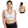 Pure Women Color Plus Size Ultrathin Large Bra Sports Bra Full Bra Tops Cup