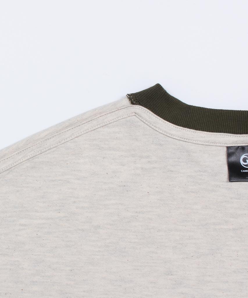 CAMEL WORK Wealdo Ringer Short Sleeve T-Shirt (Oatmeal)