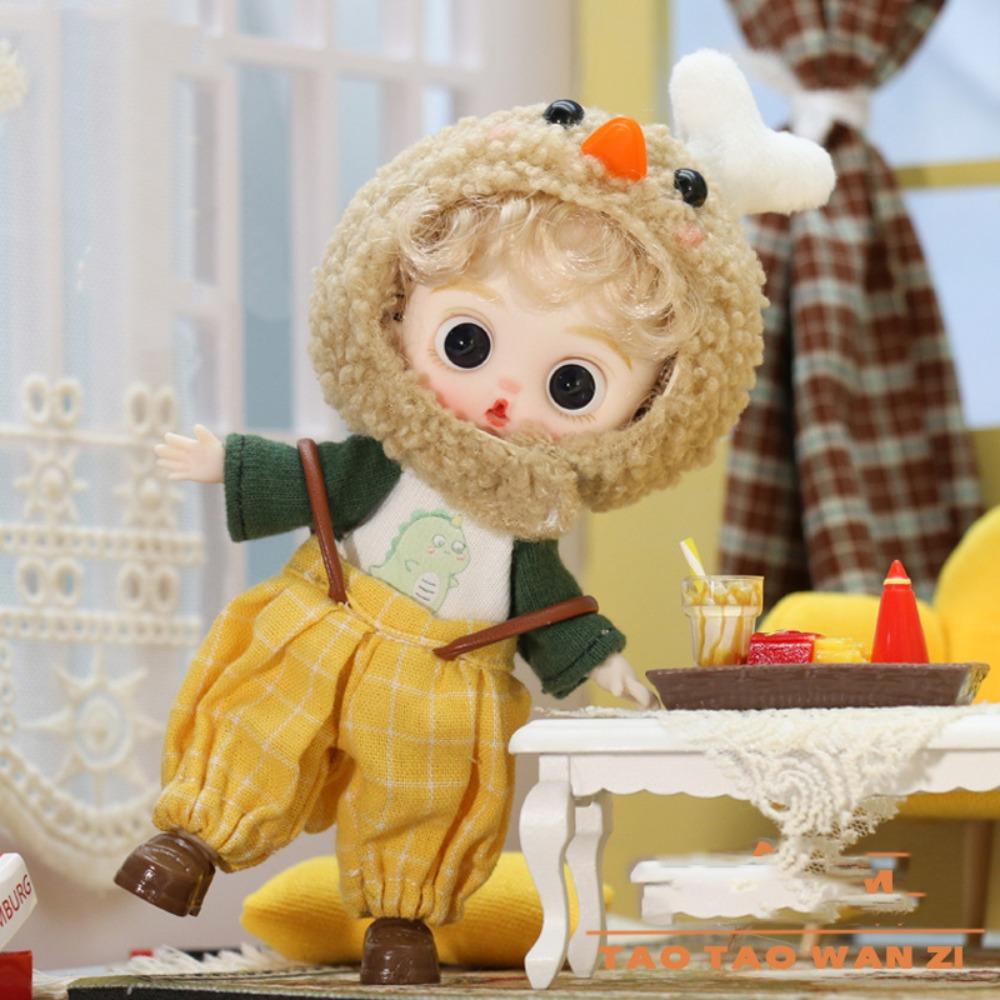 

Подвижное соединение Мини Ob11 Bjd Кукла Шарнирное тело Милая Bjd Аниме Кукла Большие глаза Игрушки Куклы Дети style 1