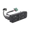Power Window Switch Window Master Button 1240600 High Sensitivity Durable Construction Plug and Play Quick Response for