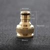 Spray Nozzle Connector Car Wash Water Guns 1/2" 3/4" Garden Hose Brass Connector